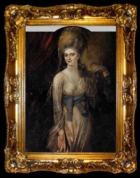 framed  Johann Heinrich Fuseli Portrait of a Young Woman, ta009-2